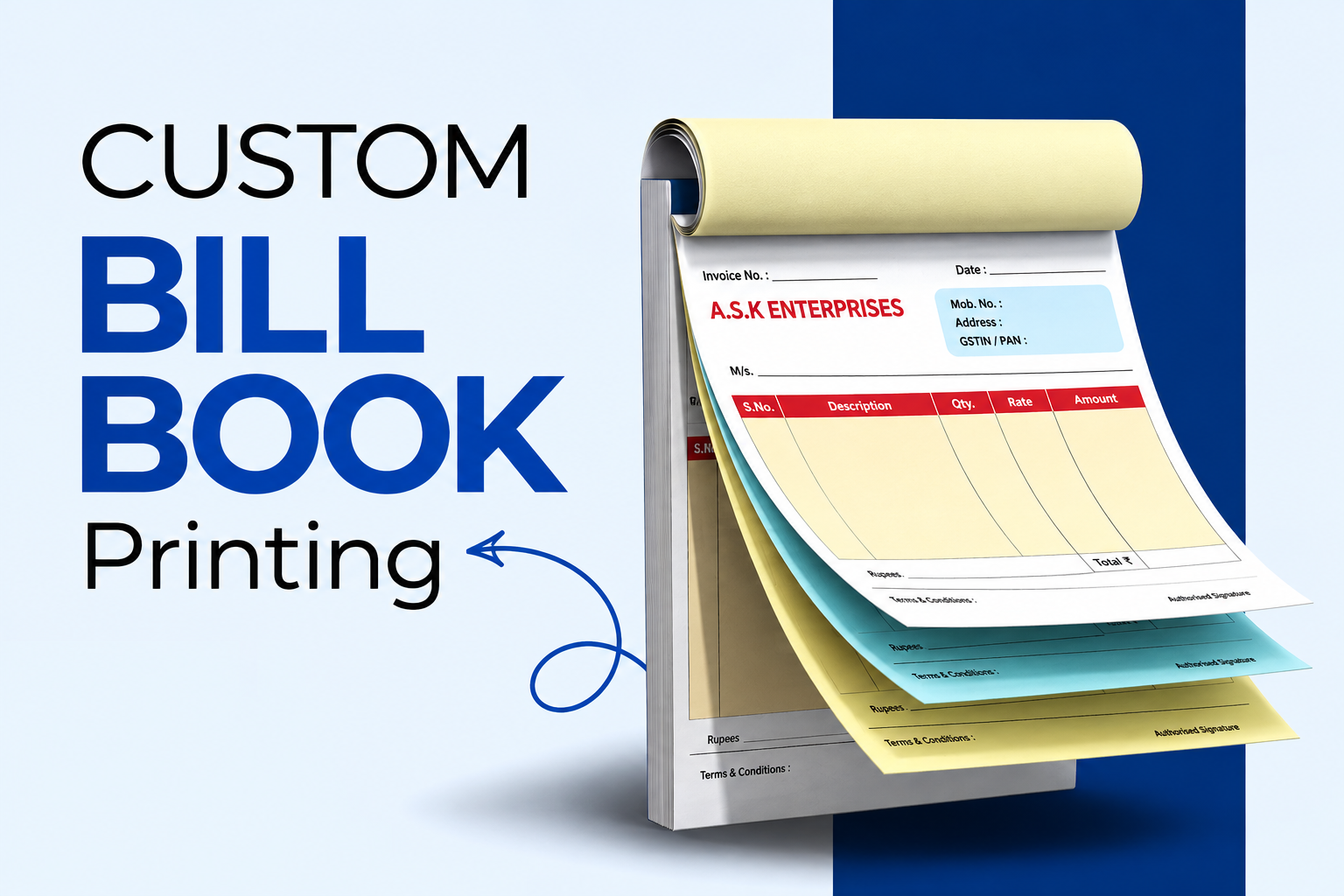 Bill Book Printing